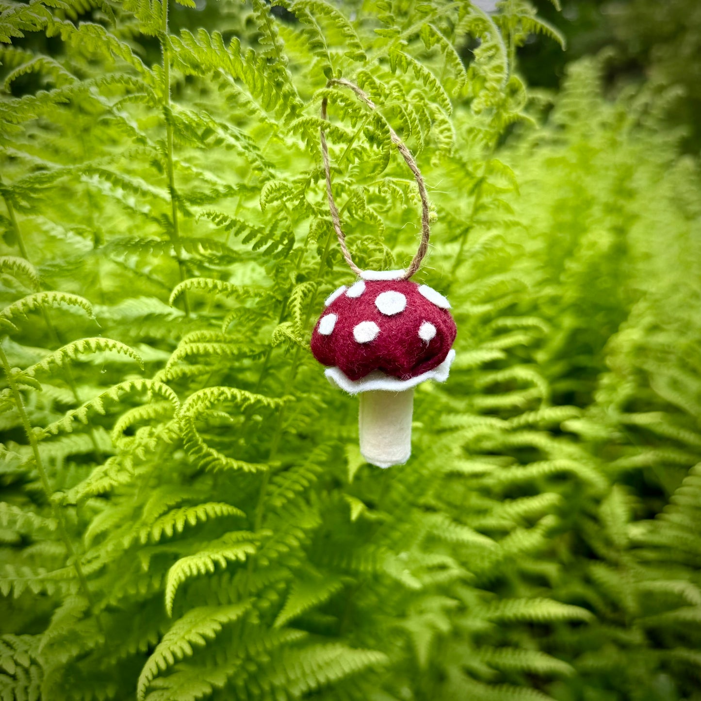Felt Mushroom Ornaments