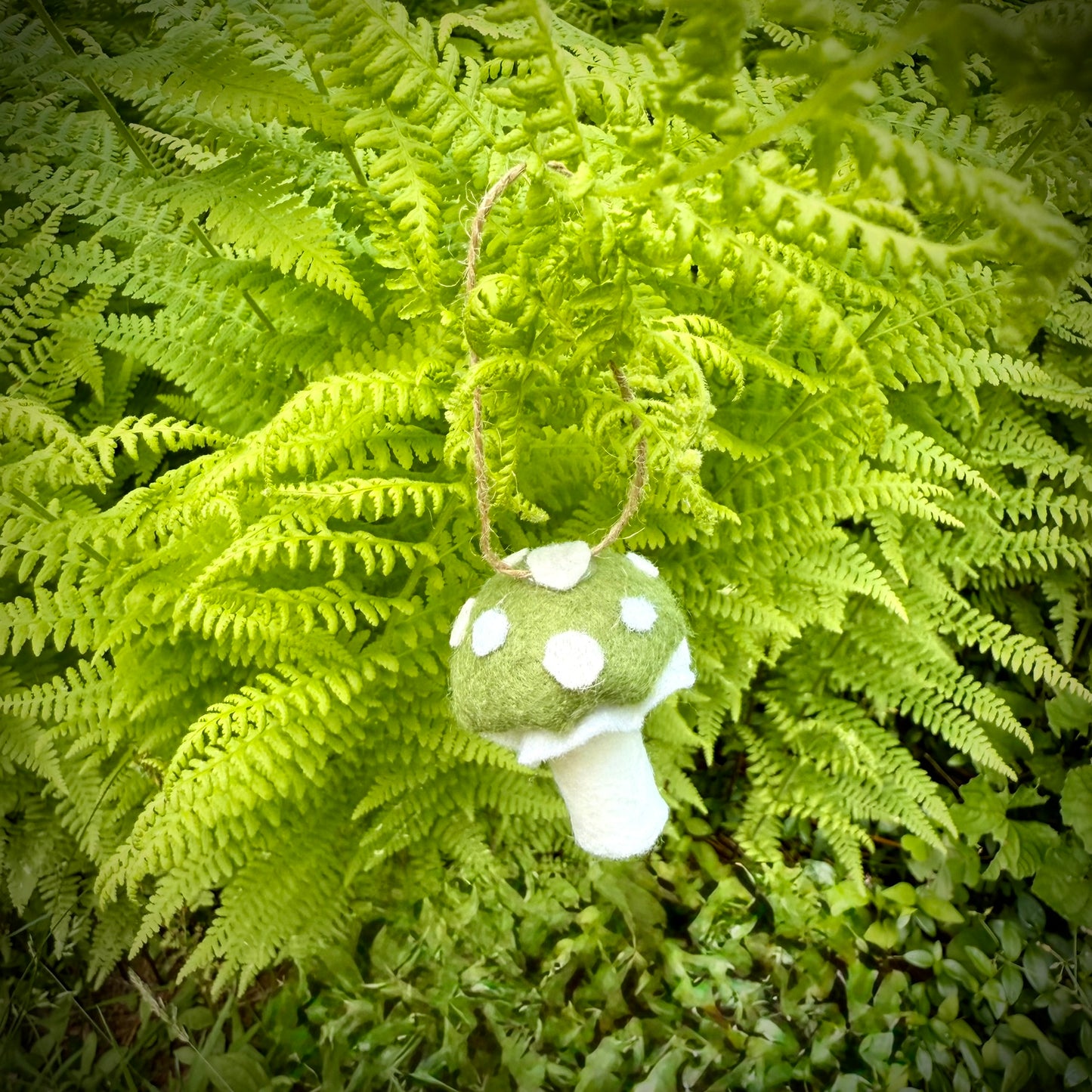 Felt Mushroom Ornaments