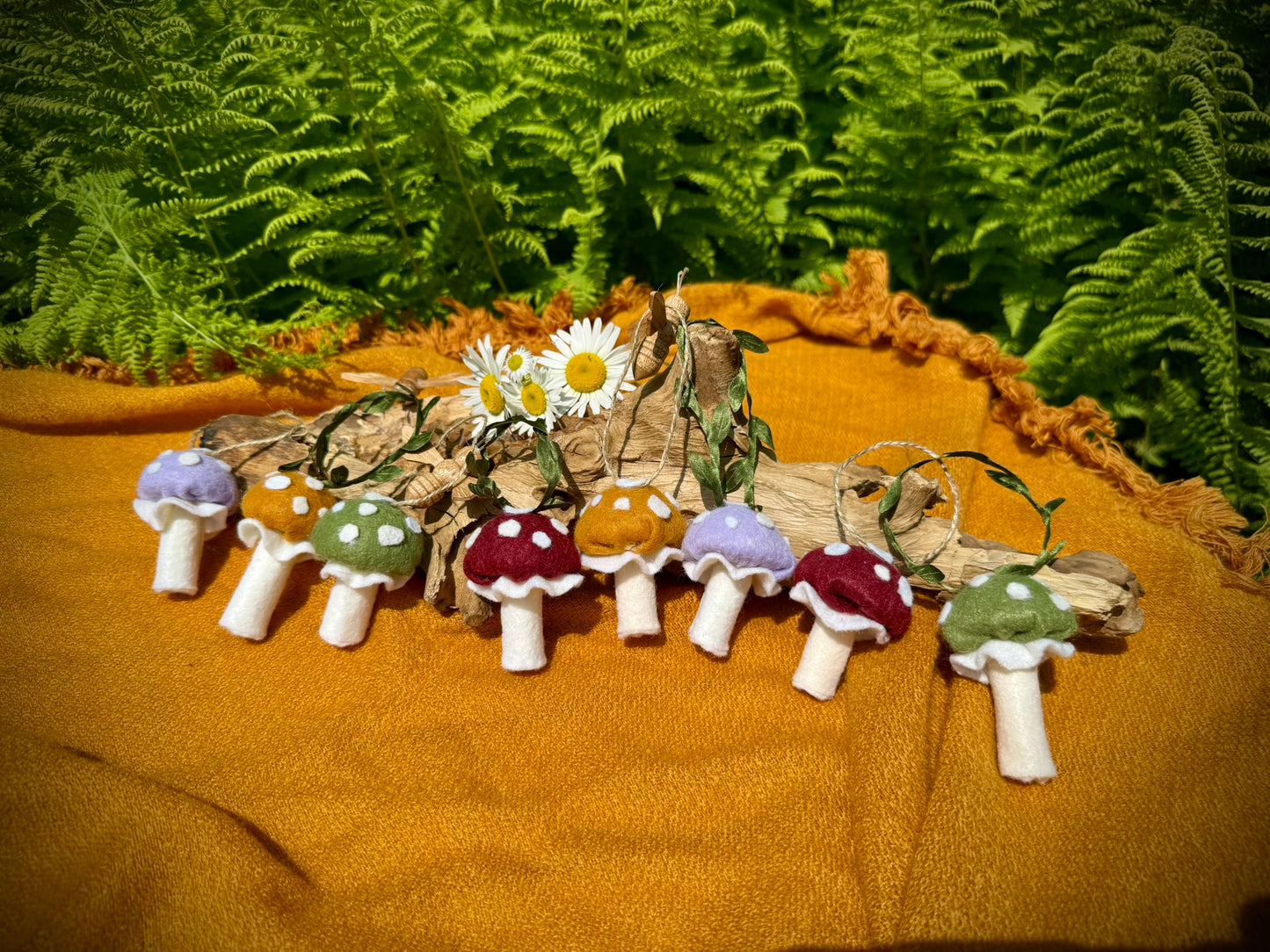 Felt Mushroom Ornaments